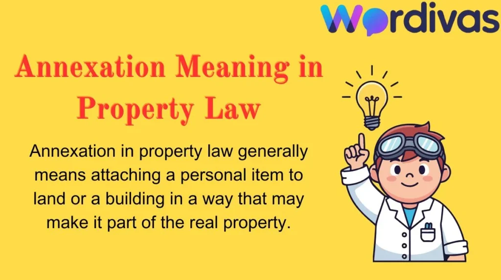 Annexation Meaning in Property Law