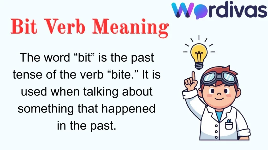 Bit Verb Meaning