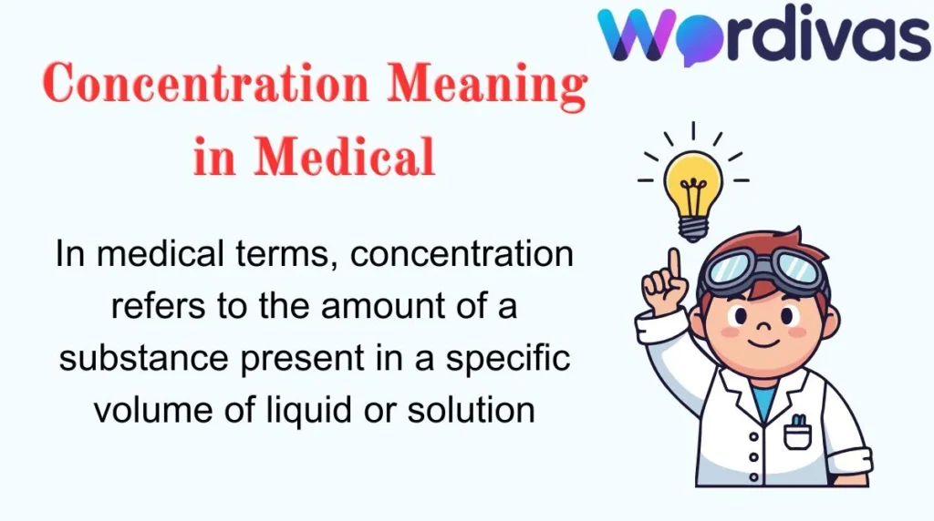 Concentration Meaning in Medical