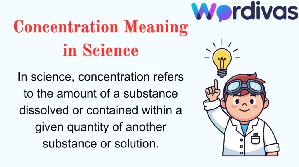 Concentration Meaning in Science