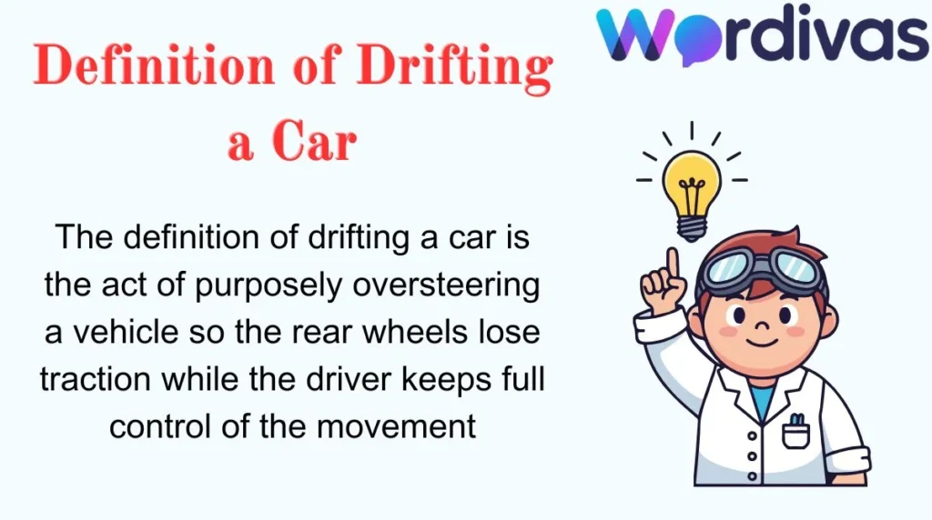 Definition of Drifting a Car