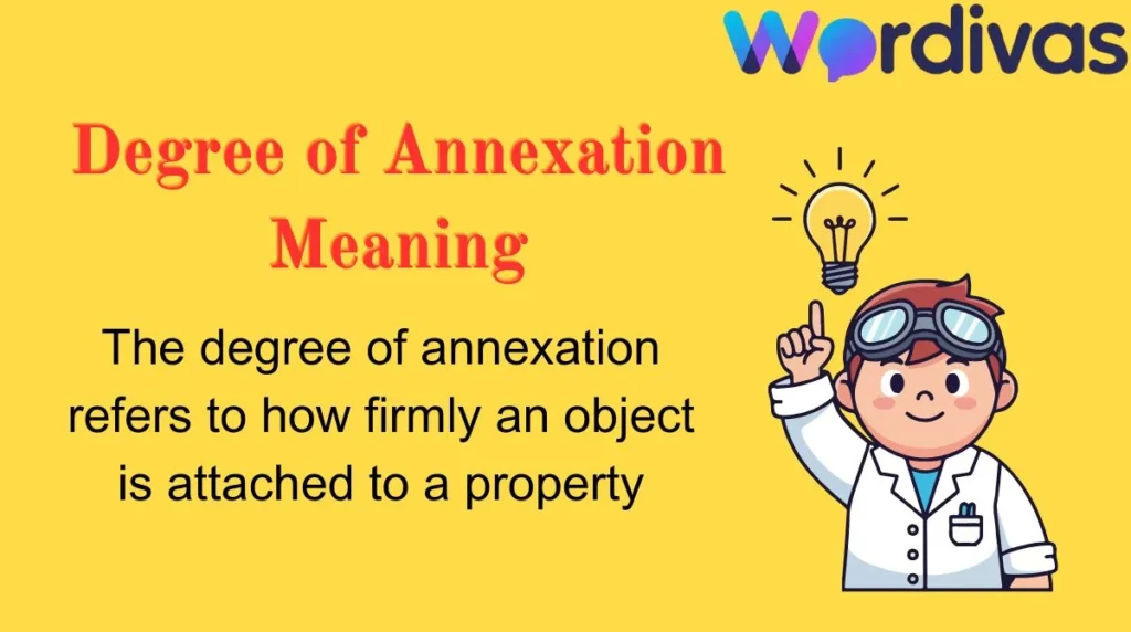 Degree of Annexation Meaning
