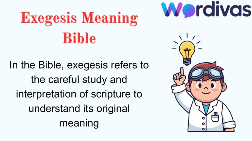 Exegesis Meaning Bible