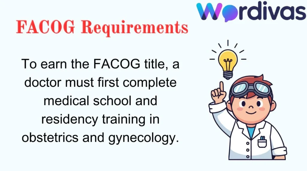 FACOG Requirements