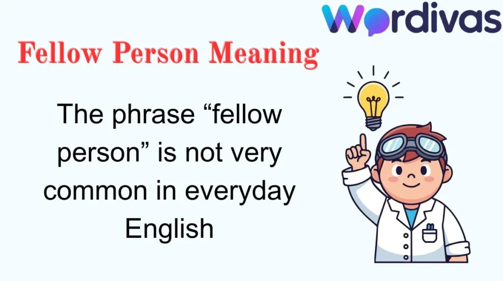 Fellow Person Meaning
