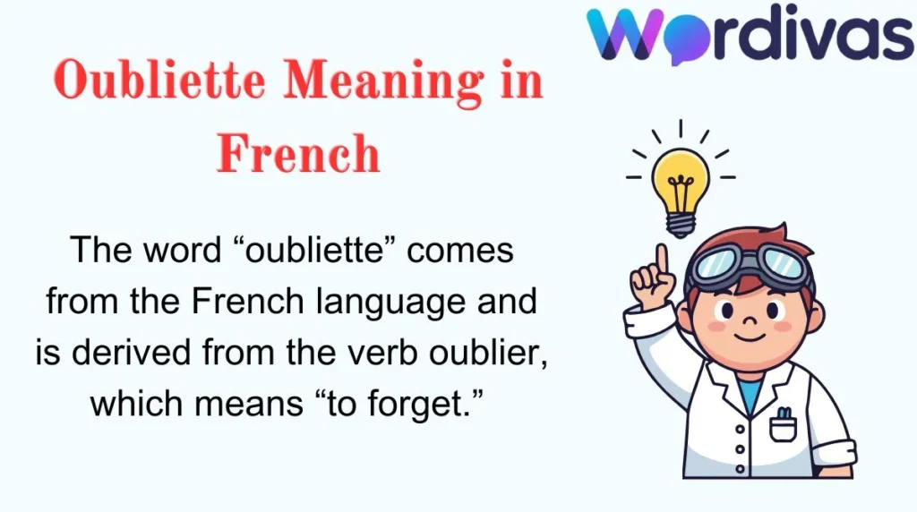 Oubliette Meaning in French