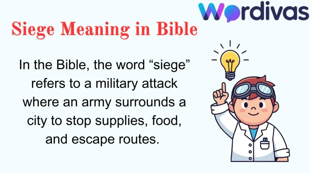 Siege Meaning in Bible