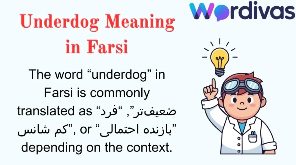 Underdog Meaning in Farsi