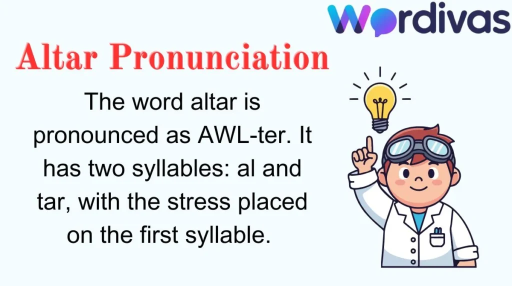 Altar Pronunciation