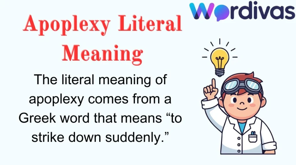 Apoplexy Literal Meaning