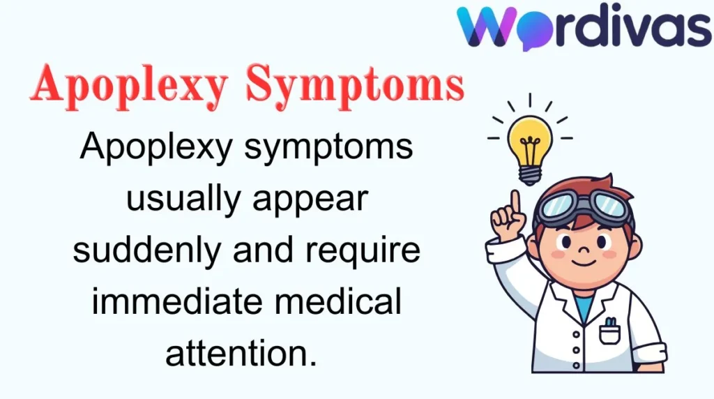 Apoplexy Symptoms