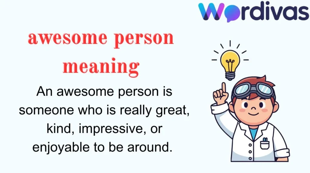awesome person meaning