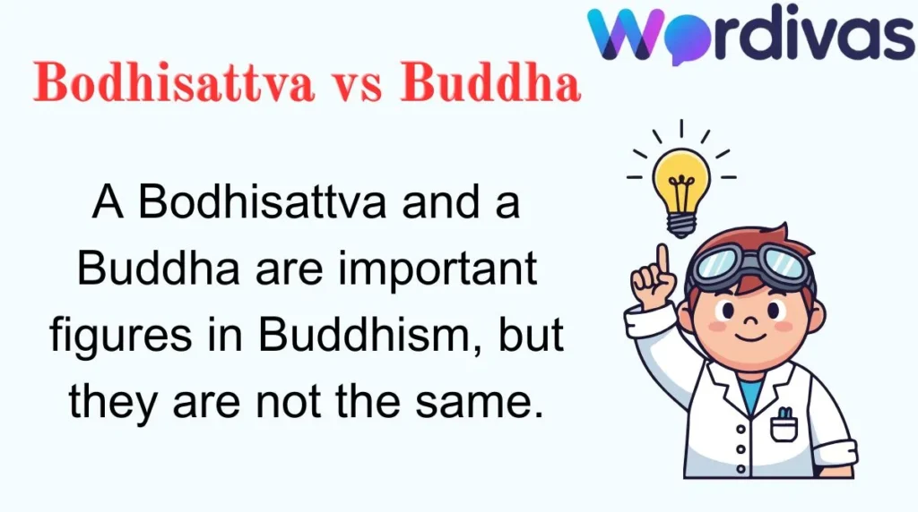 Bodhisattva vs Buddha