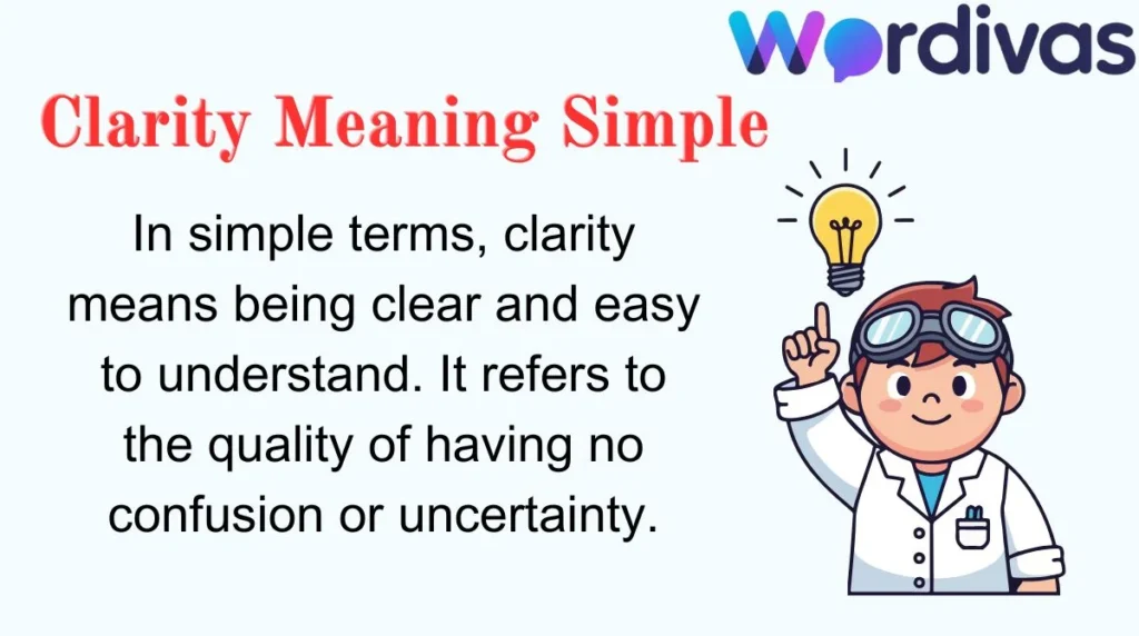 Clarity Meaning Simple