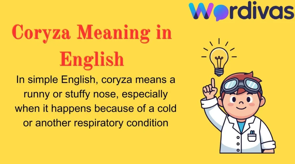 Coryza Meaning in English