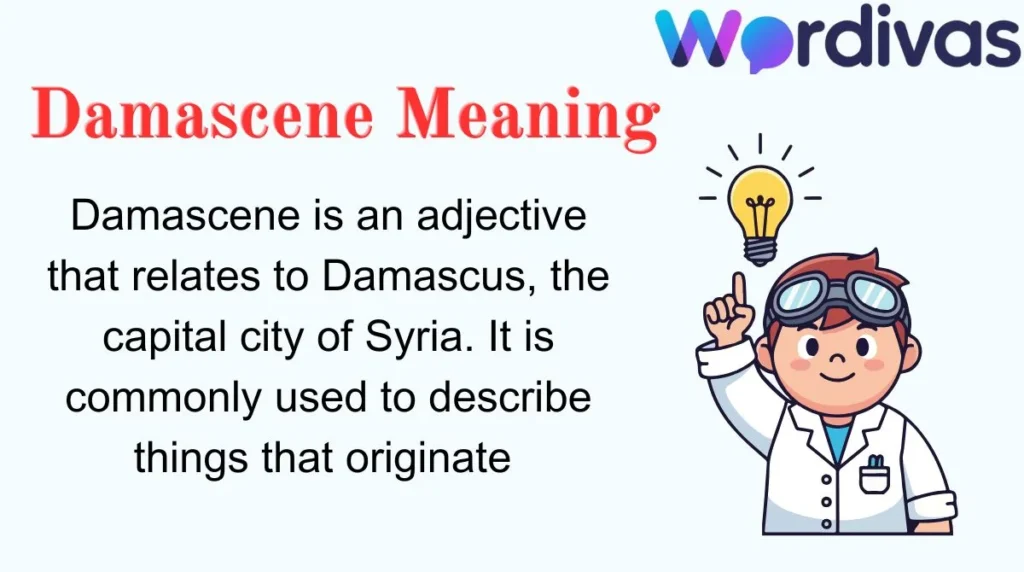 Damascene Meaning