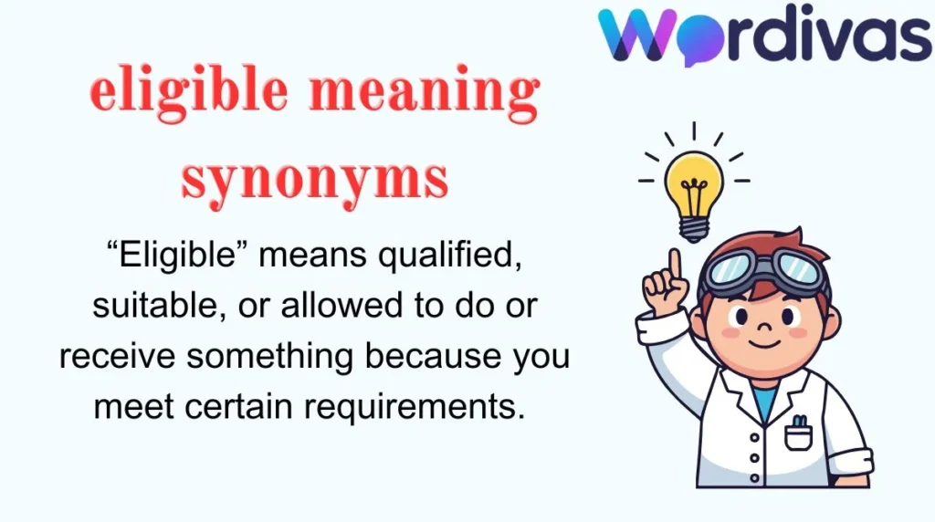 eligible meaning synonyms