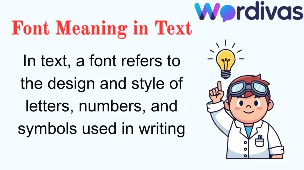 Font Meaning in Text