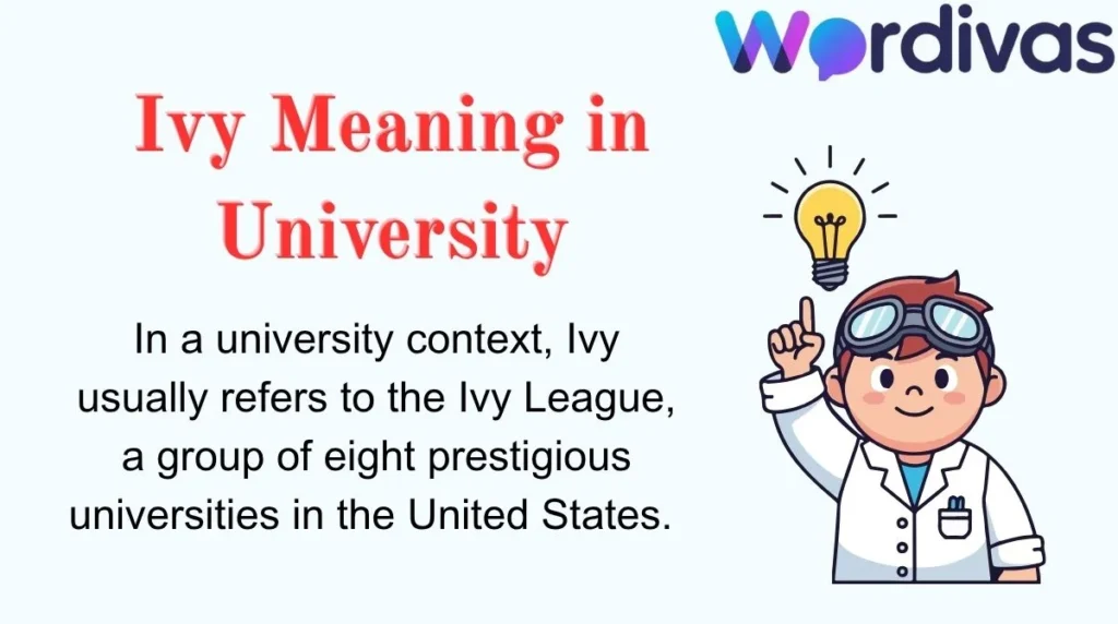 Ivy Meaning in University