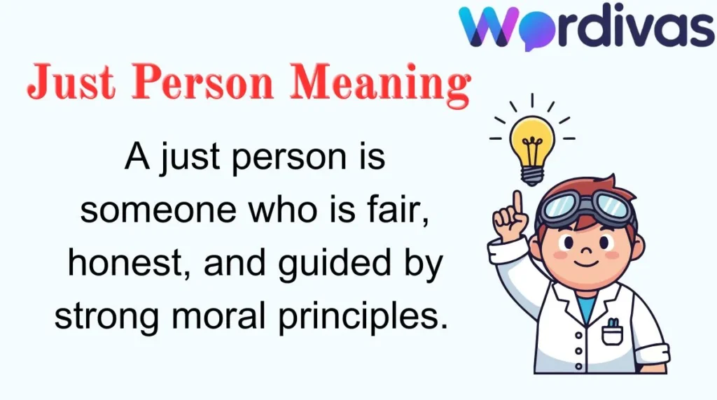 Just Person Meaning
