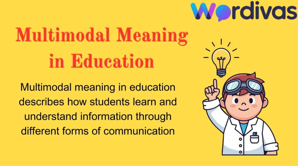 Multimodal Meaning in Education