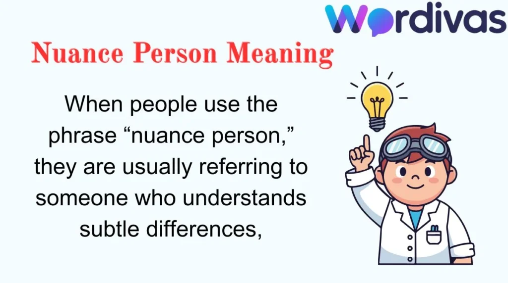 Nuance Person Meaning