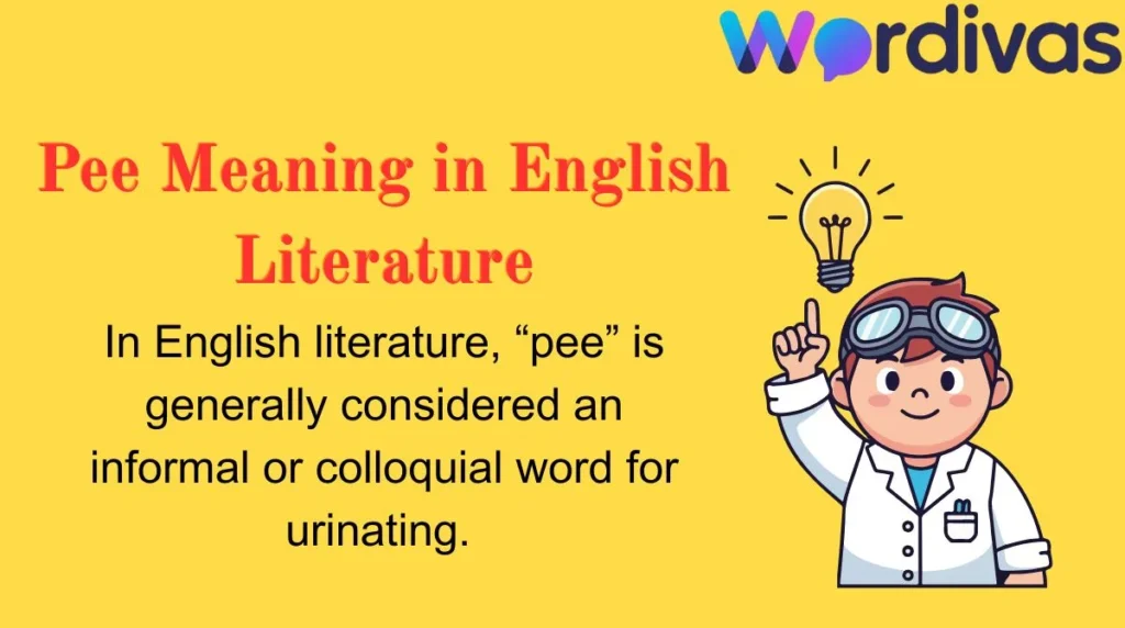 Pee Meaning in English Literature