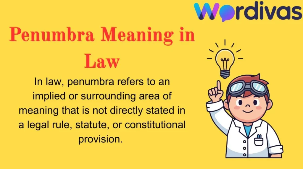 Penumbra Meaning in Law