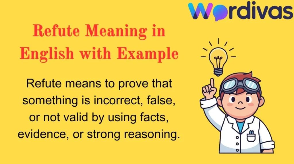 Refute Meaning in English with Example