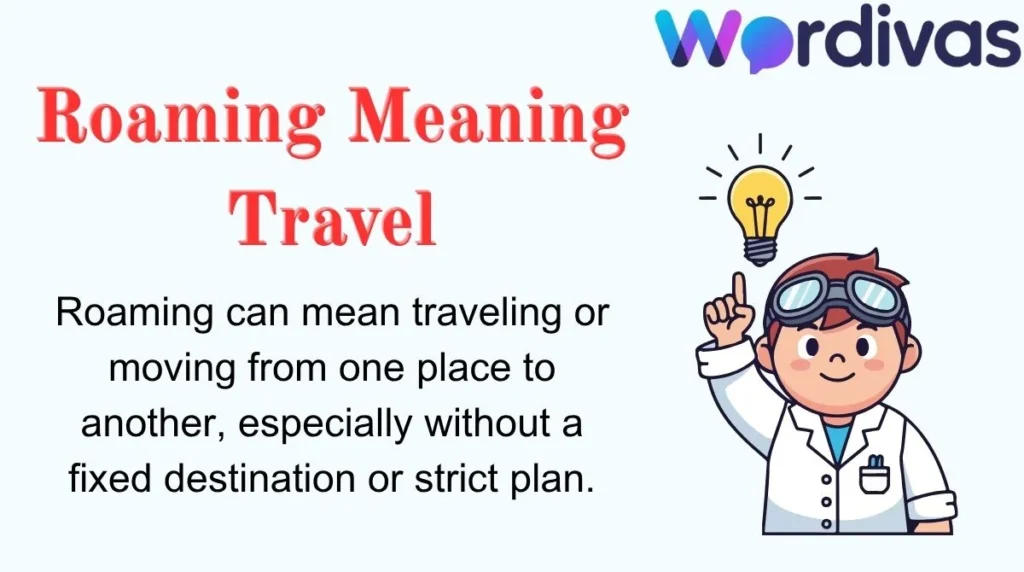 Roaming Meaning Travel