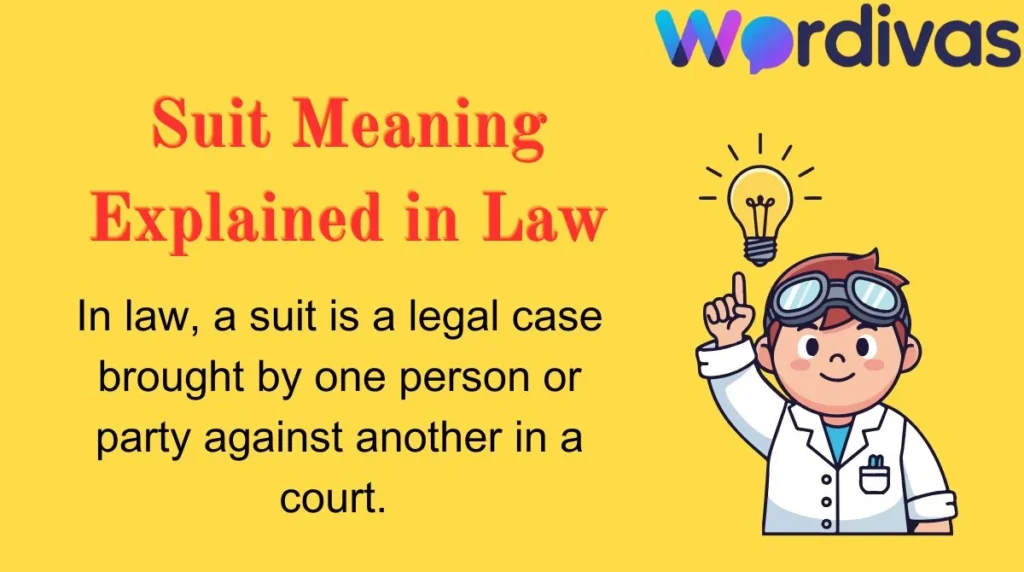 Suit Meaning Explained in Law