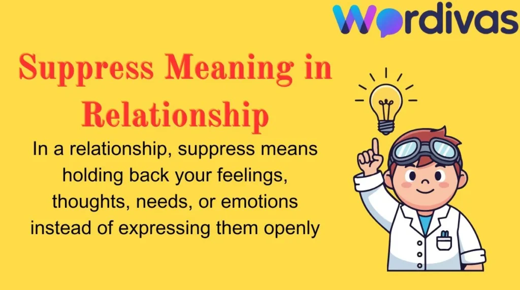 Suppress Meaning in Relationship