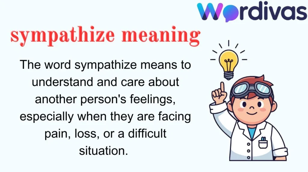 sympathize meaning