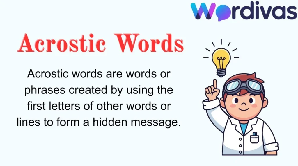 Acrostic Words