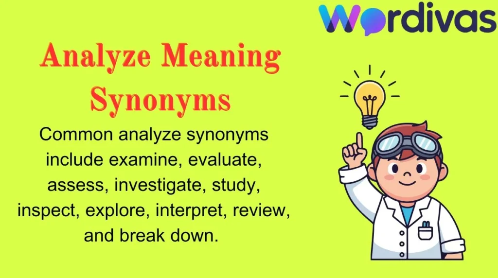 Analyze Meaning Synonyms