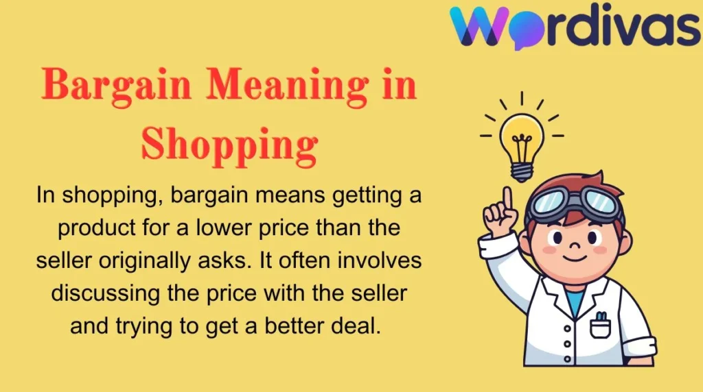 Bargain Meaning in Shopping