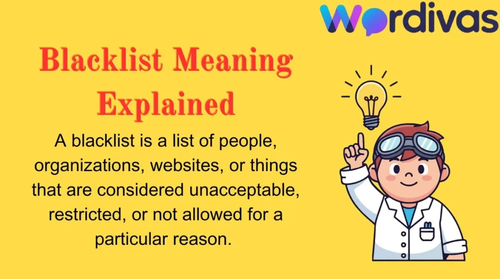 Blacklist Meaning Explained