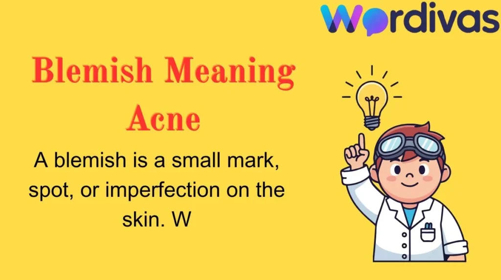 Blemish Meaning Acne
