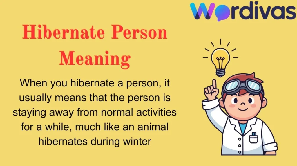 Hibernate Person Meaning