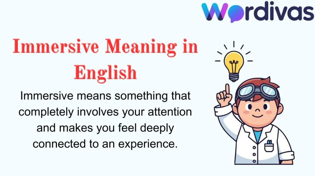 Immersive Meaning in English