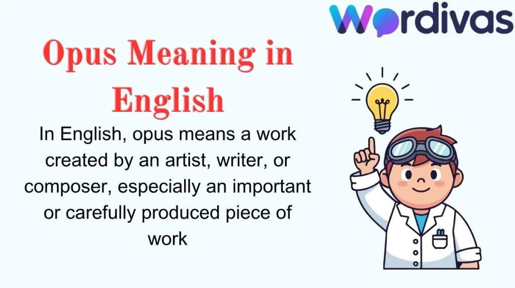 Opus Meaning in English