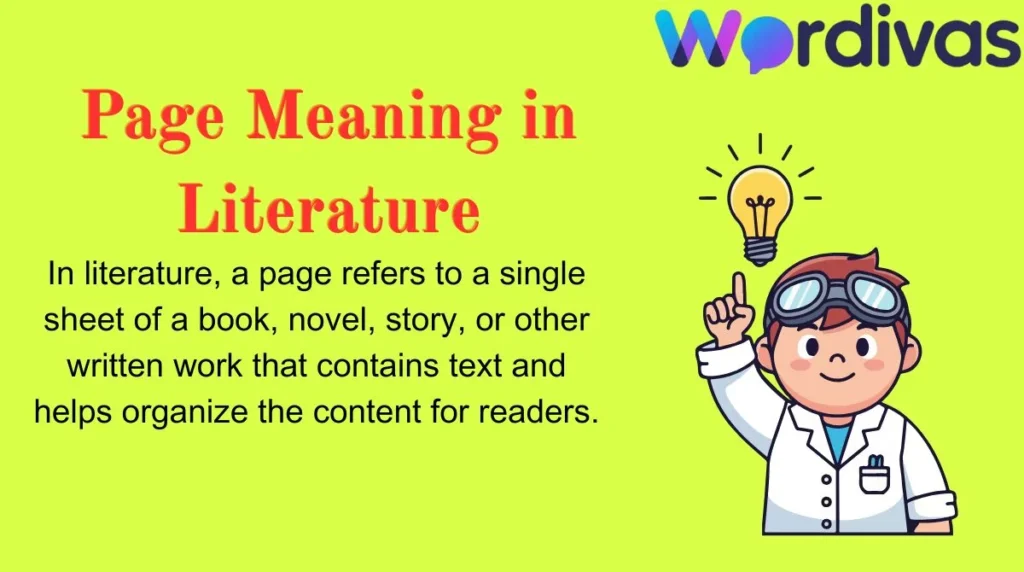 Page Meaning in Literature