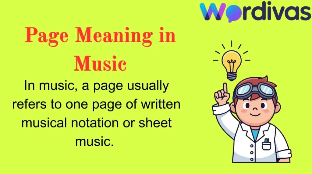 Page Meaning in Music