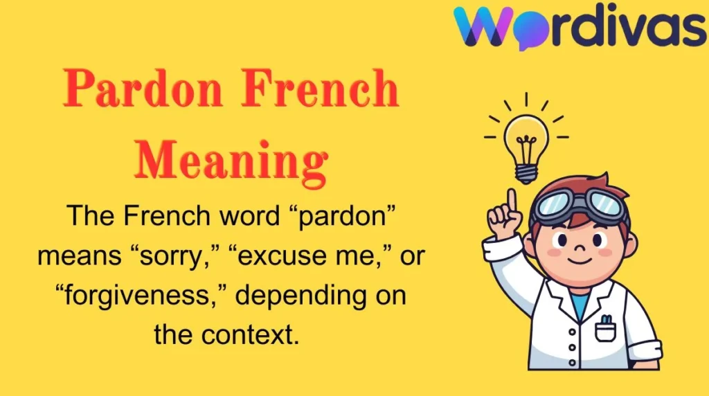 Pardon French Meaning