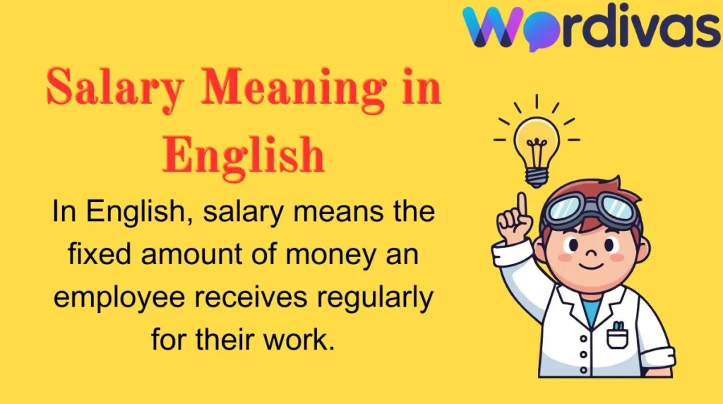 Salary Meaning in English