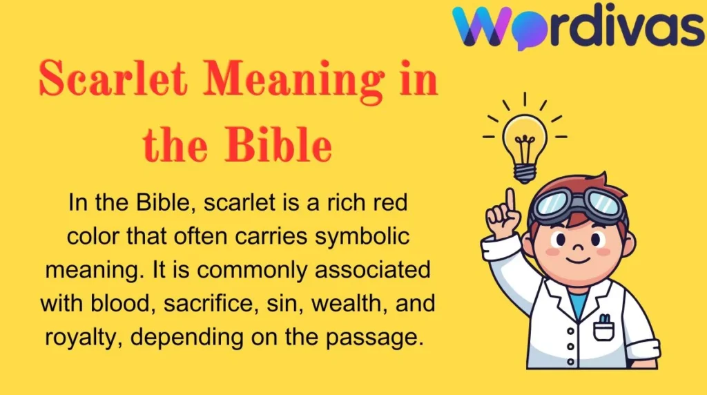 Scarlet Meaning in the Bible