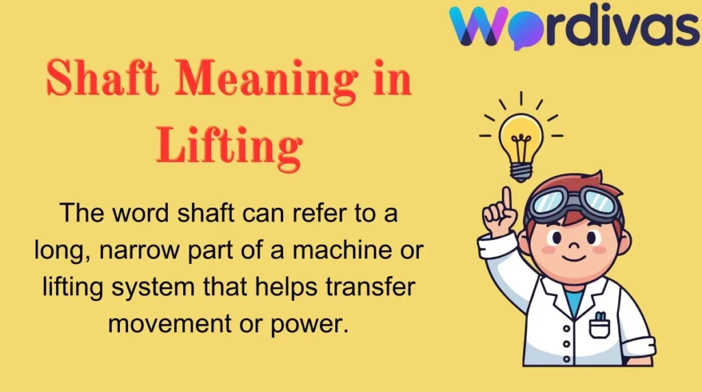 Shaft Meaning in Lifting