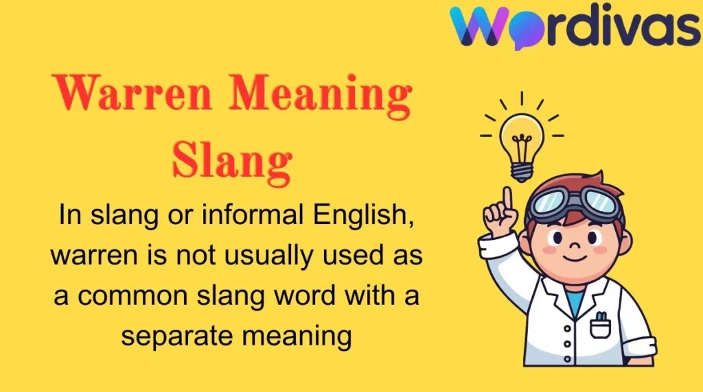 Warren Meaning Slang