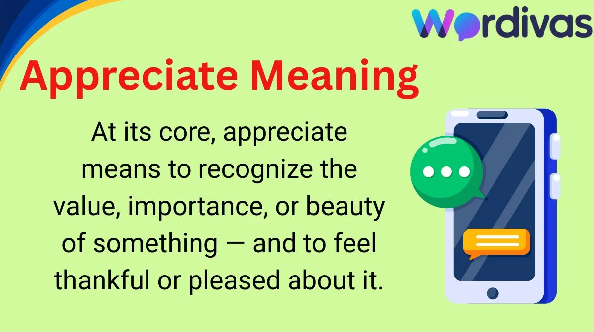 Appreciate Meaning