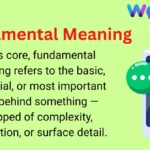 Fundamental Meaning